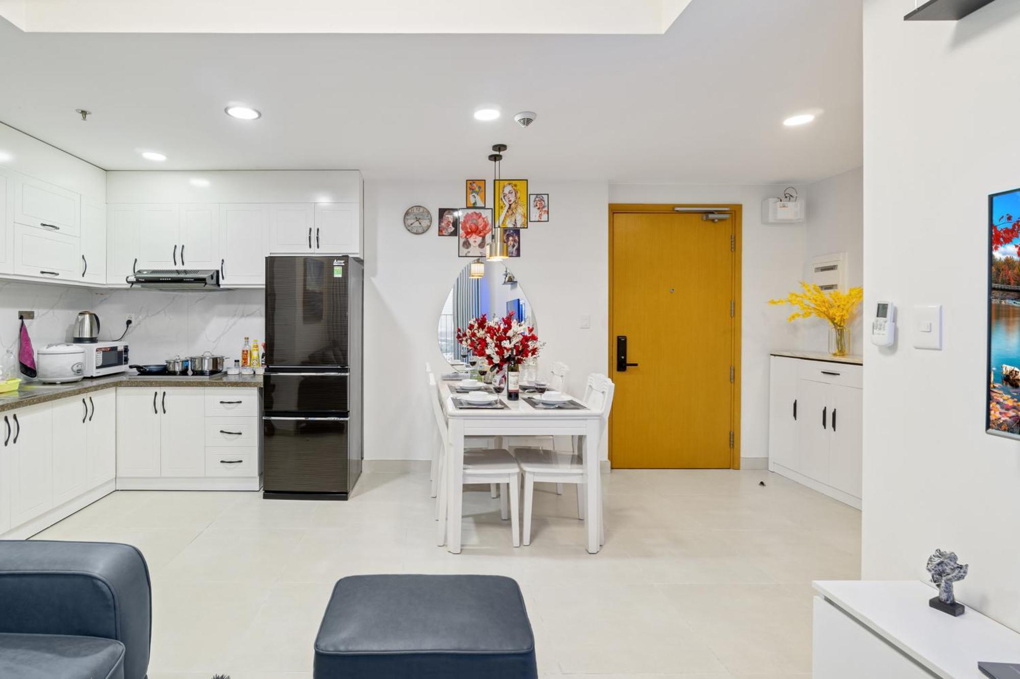 Cozy 2 Bedrooms Condo In T1 Masteri Thao Dien, Fully Furnished With Full Amenities Хошимин Экстерьер фото