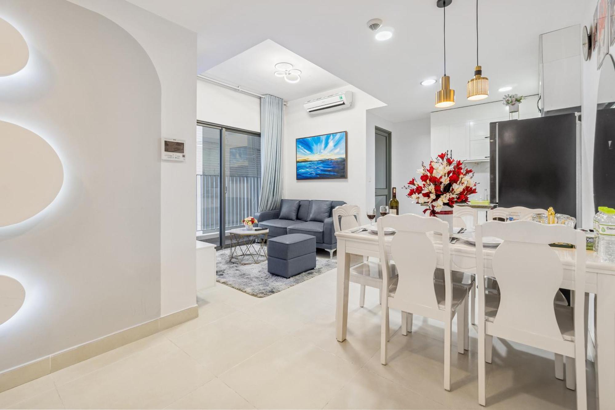 Cozy 2 Bedrooms Condo In T1 Masteri Thao Dien, Fully Furnished With Full Amenities Хошимин Экстерьер фото